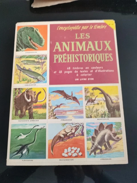 Encyclopédie Par Le Timbre, Les Animaux Préhistoriques,N°19