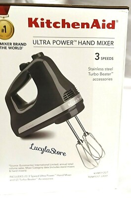 kitchenaid ultra power 3 speed hand mixer khm312er