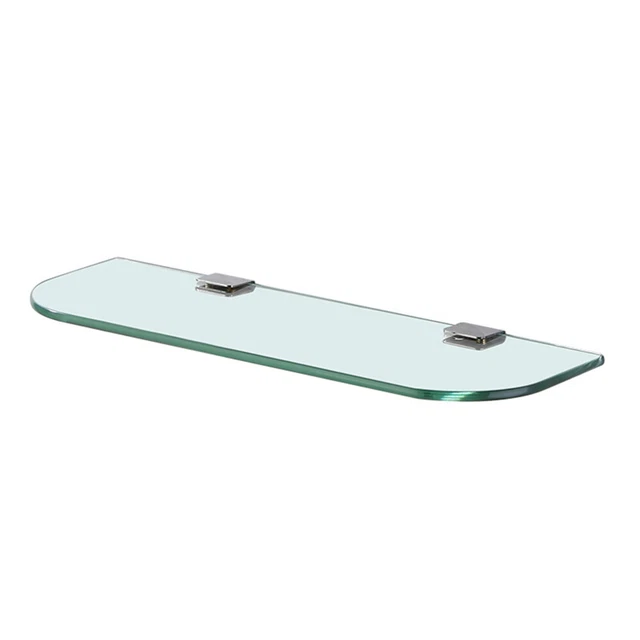 Strengthened Float Glass Shelf Bathroom Floating Shelves Wall Organizer