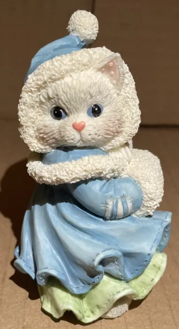 Calico kittens “I’ll Be Home For Christmas” Enesco Figurine