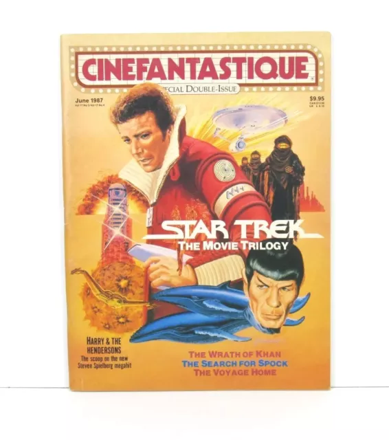 Cinefantastique Vol. 17 No. 3/4 Double Issue Star Trek Movie Trilogy VG+
