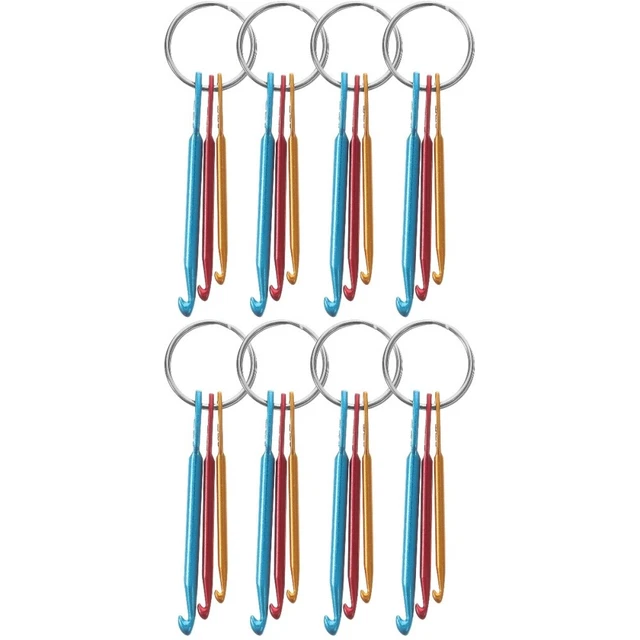 8 pz catena gancio set all'uncinetto aghi all'uncinetto strumenti all'uncinetto per cucire fai da te