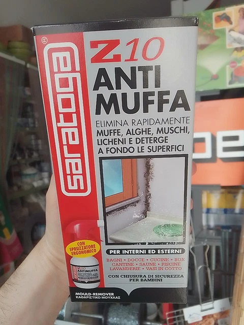 antimuffa spray saratoga z10  9pezzi 250 Ml