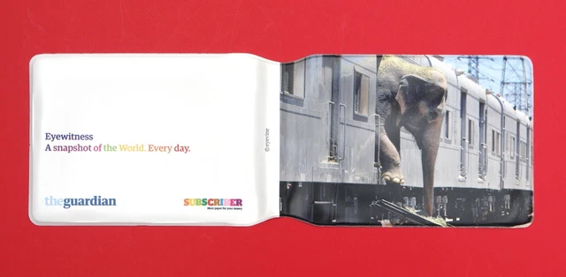 Banksy nero Horse Slim Line Bus pass in viaggio ferroviario biglietto
