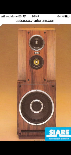 Haut-parleur SIARE ALNICO 25SPCM - 4 Ohms, Occasion (comparable Supravox, Elipson BS-502)