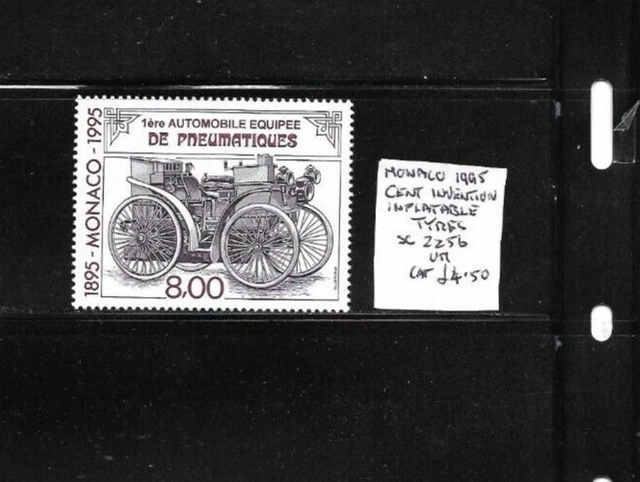 Monaco 1995 Tyre Centenary issue MNH