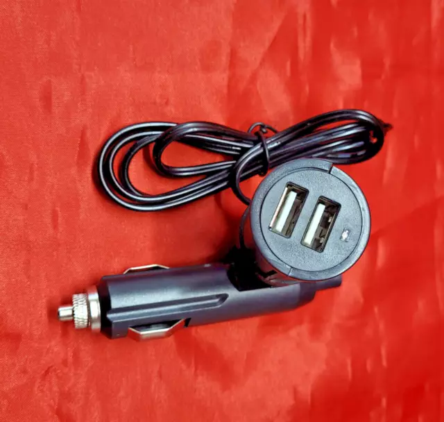 USB Mini Ladegerät 12-24 Volt mit 1 Mtr. Verlängerungskabel