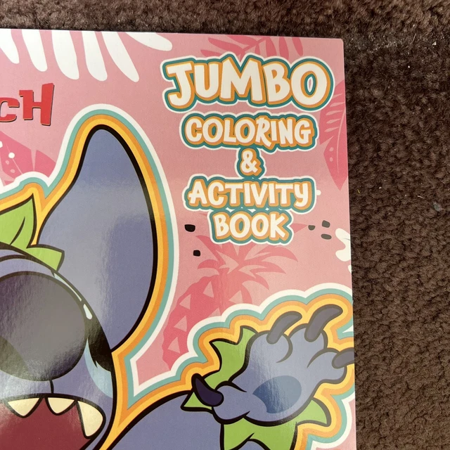 DISNEY LILO & Stitch Jumbo Coloring & Activity Book Here For The Music