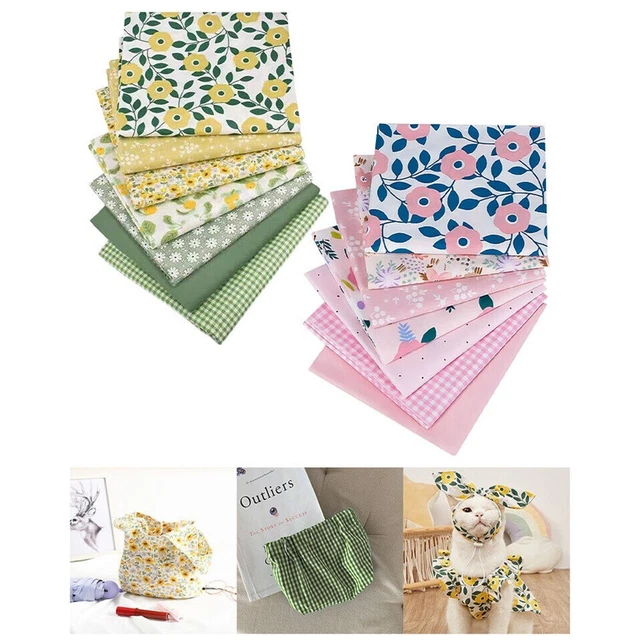 Handwerksnähte Patchwork Patchwork Reines Baumwolltuch DIY -Handwerk Mehrfarbig