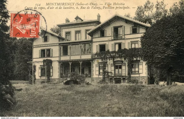 11361 cpa 95 Montmorency - Villa Helvetia