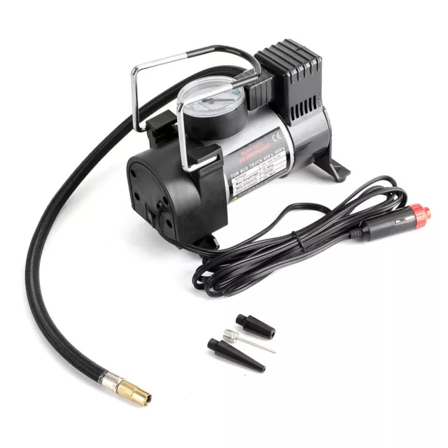 12V Heavy Duty Portable Air Compressor Car Tire Inflator Electric Pump Auto 2