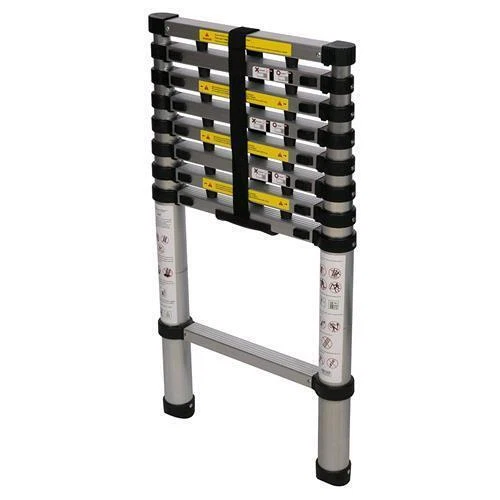 Silverline Scala in alluminio telescopica 9 gradini da 74,5 cm a 2,6 metri