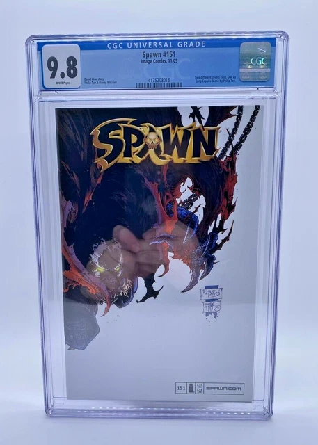 SPAWN #151 CGC 9.8 TODD McFARLANE LOW PRINT RUN IMAGE COMICS TAN VARIANT