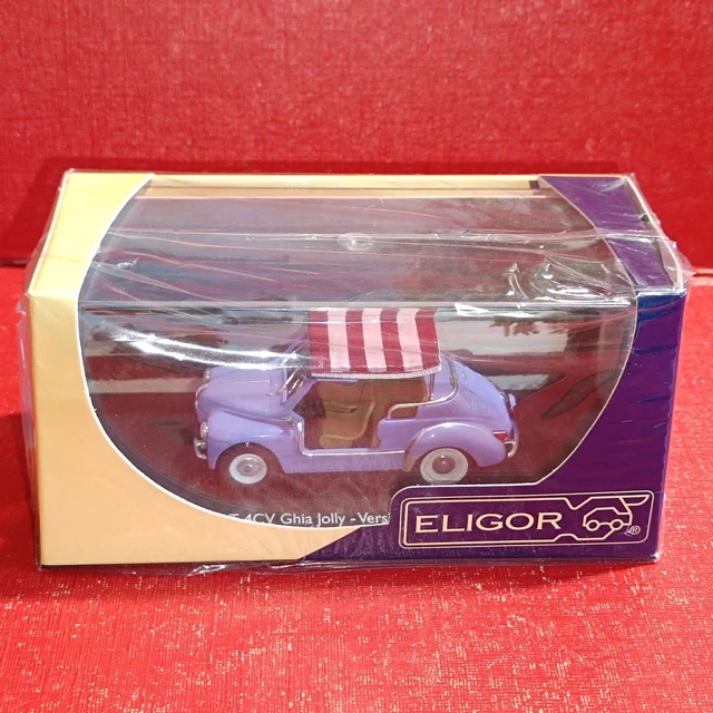 101162- Renault 4cv Cabriolet Larbourdette Gp La Baule 1952 Eligor 1/43