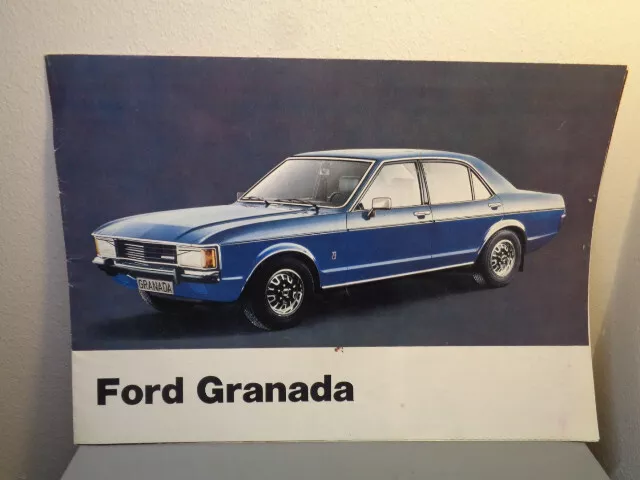 Vintage Ford Granada Sales Brochure Nmint Condition