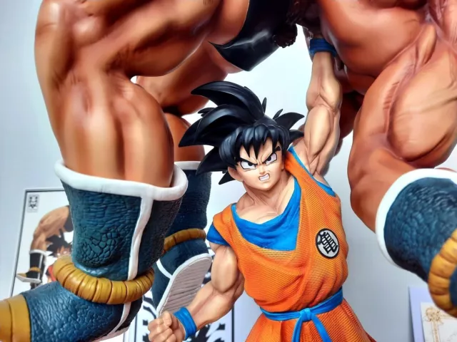 Figurine - Statuette Son Goku Vs Nappa Hqs By Tsume: The Quiet Wrath Of Son Goku