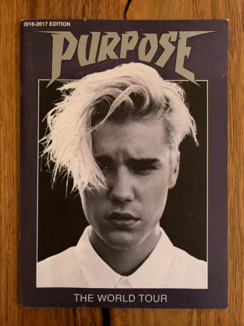 Justin Bieber 'Purpose' World Tour  2016/17 Program + Poster