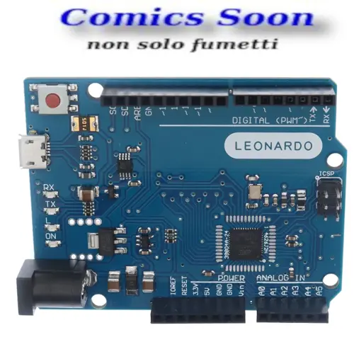 Scheda di Sviluppo Leonardo R3 ATMega32u4 Micro-USB Compatibile Arduino