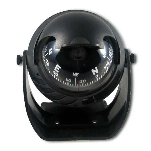 Kompass Kompaß schwarz m. Beleuchtung Navigation 6529 3