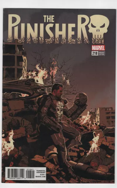 Punisher #218 1st Frank Castle War Machine 1:25 Smallwood Variant Marvel Comic