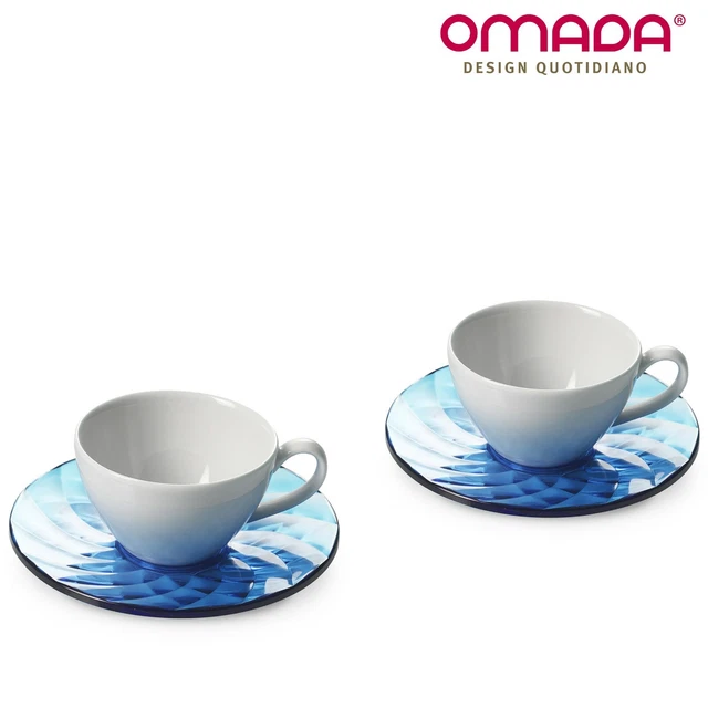WHITELINE Set 6 Tazze Da Caffè In Porcellana Con Piattini In Bambù – 100 Ml – Bianco, Regalo In Confezione Elegante - 3