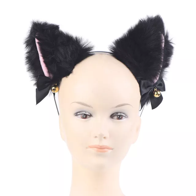 Oreja de gato larga realista para mujer Lolita Kawaii Anim'EL