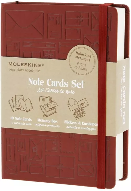 MOLESKINE NOTE CARDS SET valeur 29,90 "coffret cadeau cartes de correspondance