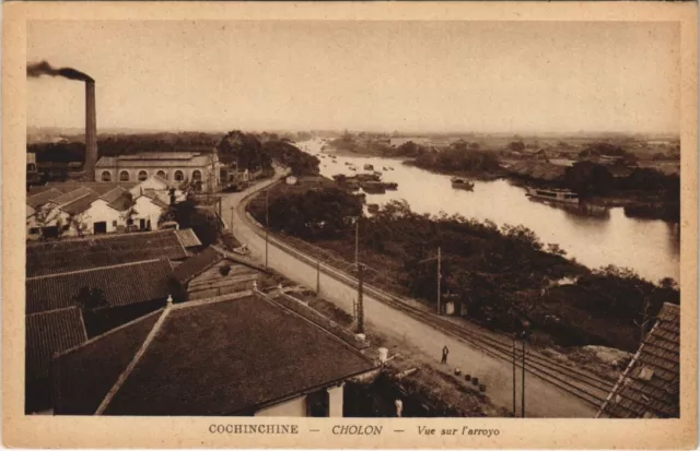 CPA AK VIETNAMON CHOLON SAIGON - Indochina Creek View (1222468)