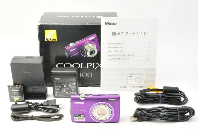 Nikon COOLPIX S5100 パープル Amazon.co.jp: Nikon COOLPIX S5100 Digital Camera, Light