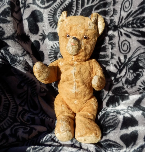 Ancienne Peluche Faon Bambi / Biche, Intérieur En Paille, Années 50, Jouet Vintage