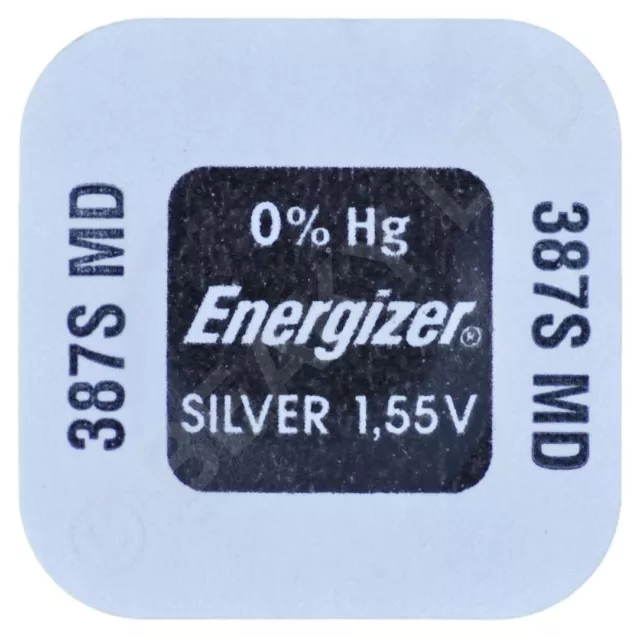 387S SR1136S Watch Battery for Bulova Accutron 1.55v ENERGIZER US Made [1-Pack]