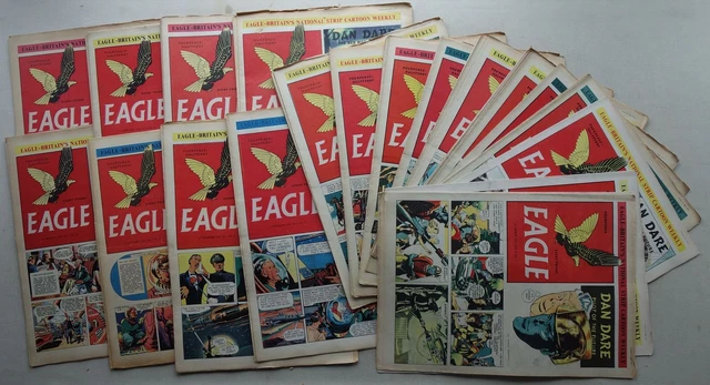 Eagle comic Vol 2 #1-52 (1951-1952) x 52 Full Volume Most VG/FN to FN