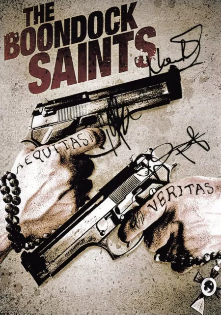 Boondock Saints Cast Of 3 Autograph Signed Pp Photo Poster