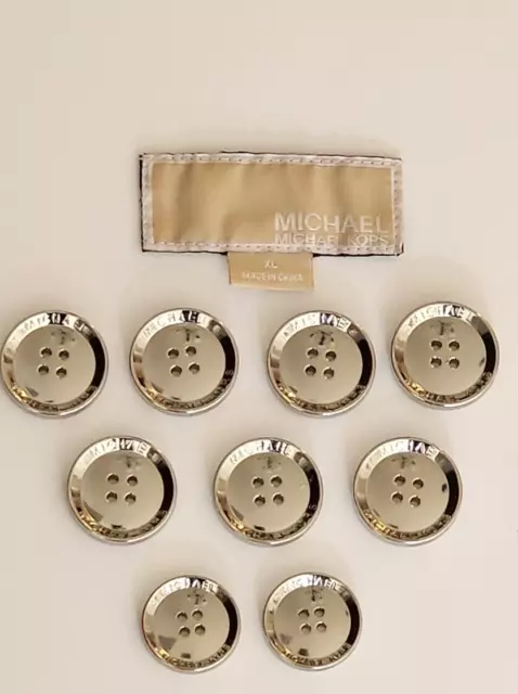 Michael kors replacement deals coat buttons