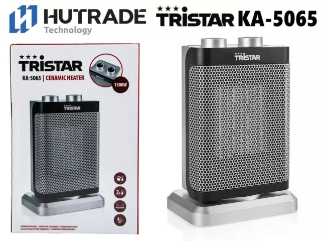 Tristar Radiateur Soufflant Céramique KA-5065 1500W Oscillant Mar