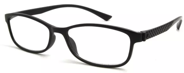 Reading Glasses Mens Womens Light Weight Black +1.00 +1.50 +2.00 +2.50 +3.00 SL3