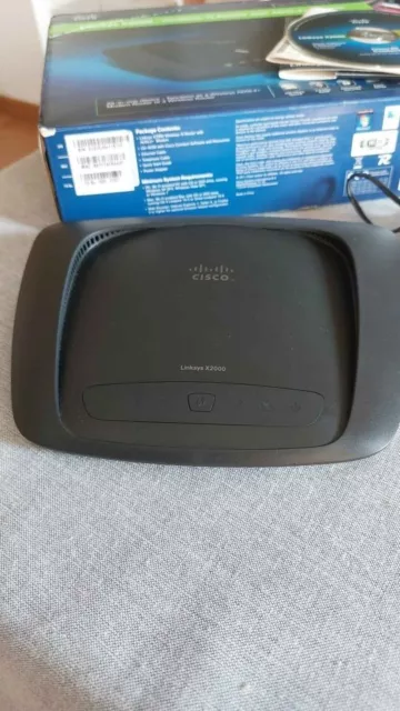 Modem Router WiFi CISCO Linksys X2000 RIF 619A 300 Mbps OTTIME CONDIZIONI