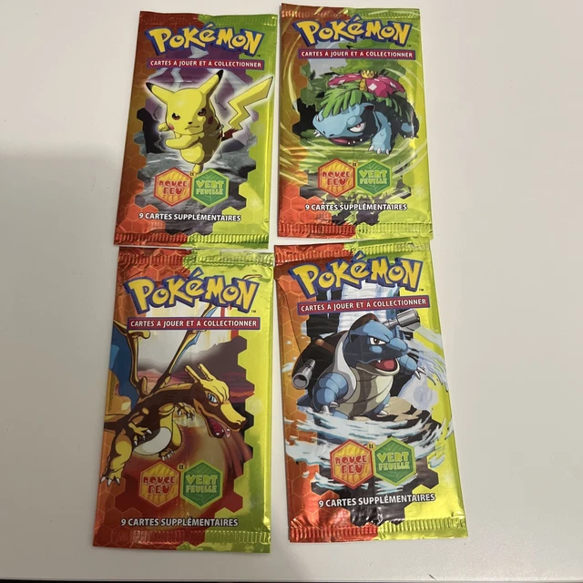 pokemon artset ex rouge feu vert feuille booster vide