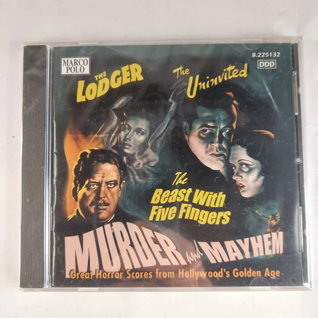 Murder And Mayhem: Great Horror Scores Hollywood's Golden Age CD NEW SEALED