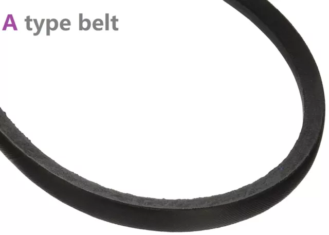 A 1118 Li Inside Circumference 13mm Width 8mm Height Rubber V-Belt Wrapped Black