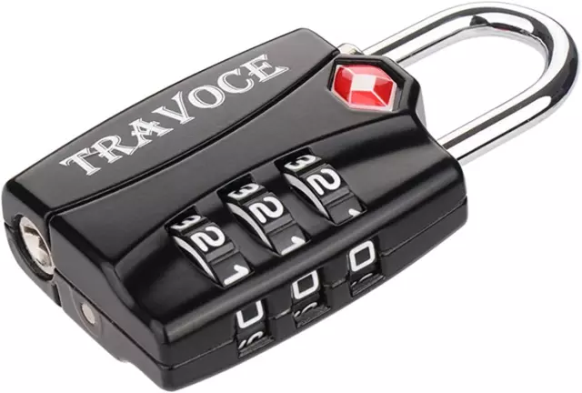 TSA Approved Luggage Locks, Travel Locks Which Also Work Great as Gym Locks, Sui