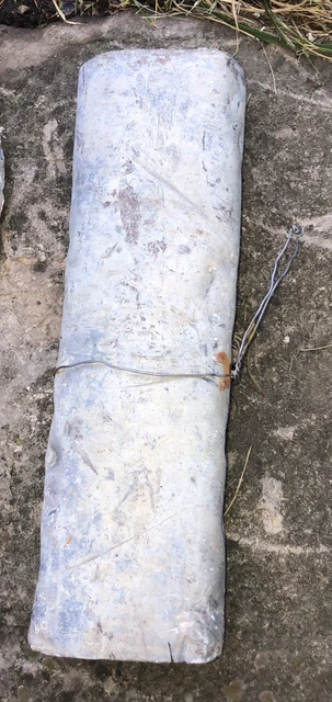 Vtg Rolled Lead Flashing 85” Long X 16” Wide X 1/16” Thick Art Craft Fabrication