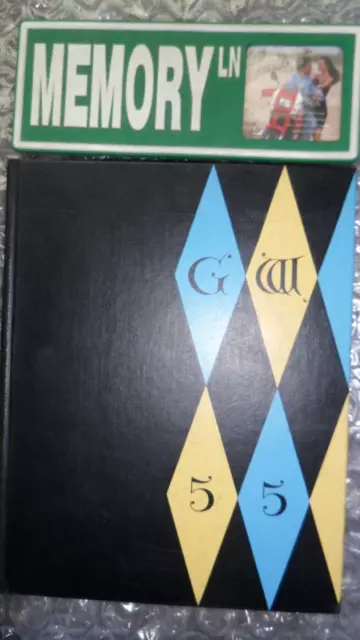 Original 1955 George Washington University Yearbook/Annual/Journal/Virginia