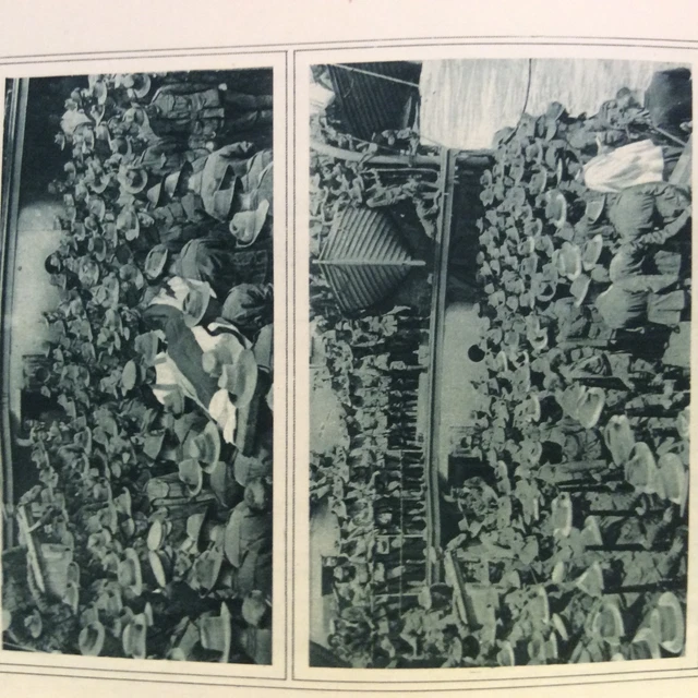 M1e ephemera ww1 1917 picture burial at sea australian soldier en route to uk