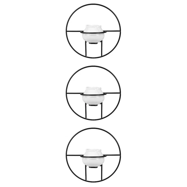 3x Keramik Sukkulenten Pflanzer Wand Sukkulenten Topf Hängen Sukkulenten Topf