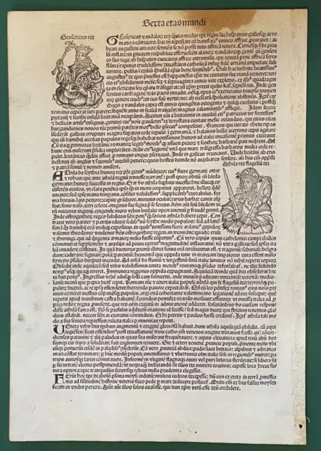 Blatt CXXXVII, Schedel Weltchronik 1493 Nürnberg Liber Chronicarum, s/w