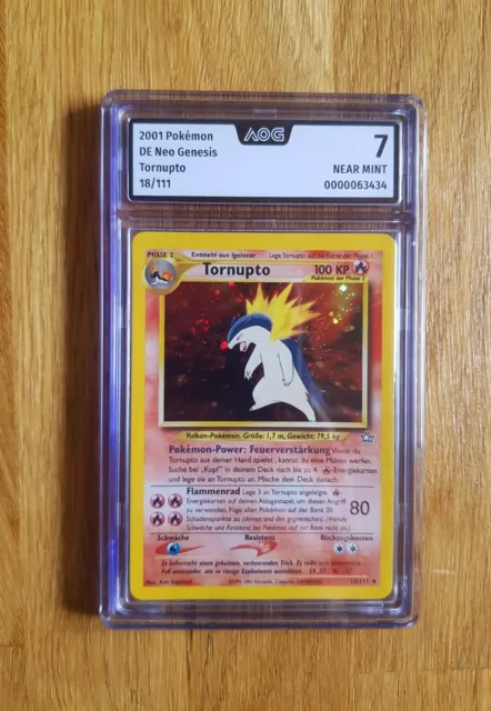 Pokémon Karte Tornupto Holo  18/111 Neo Genesis Deutsch