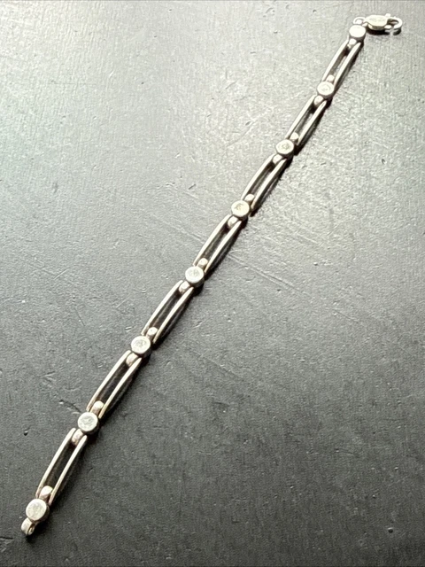 Boutons de manchette argentés à motif croisé | En stock! | Warren Asher