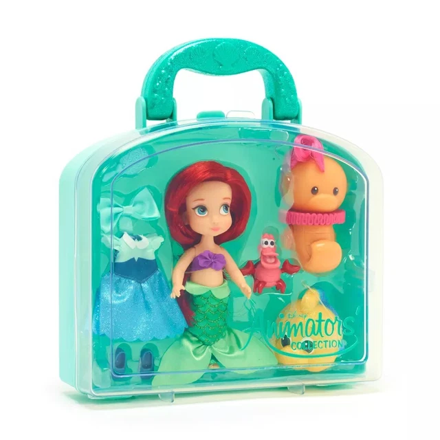 DISNEY STORE ANIMATORS Collection Ariel Little Mermaid Mini Doll