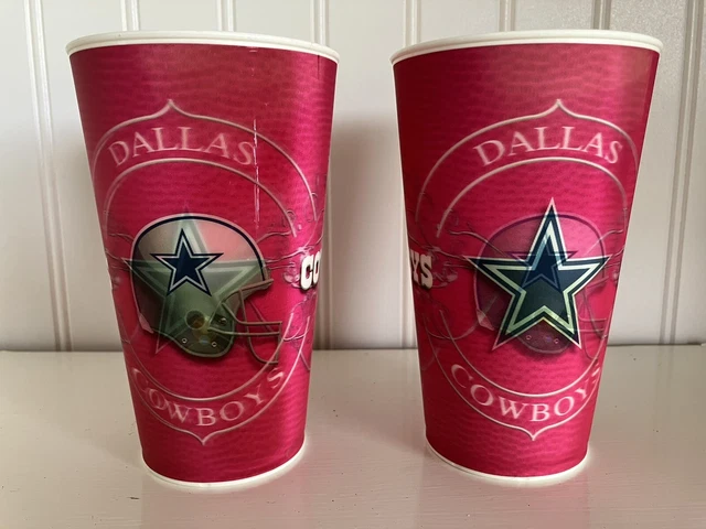 Pink Dallas Cowboys Multi Image Holographic Cups - Set of 2 - For the Ladies! Pink Dallas Cowboys Multi Image Holographic Cups - Set of 2 - For the Ladies!